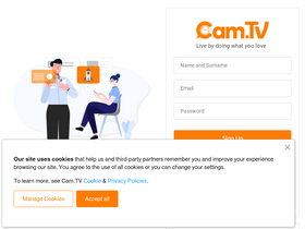 'cam.tv' screenshot