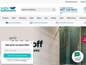 'betterbathrooms.com' screenshot