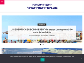 'kroatien-nachrichten.de' screenshot