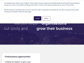 'mercell.com' screenshot