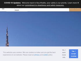 'burjkhalifa.ae' screenshot