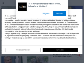 'szegedma.hu' screenshot