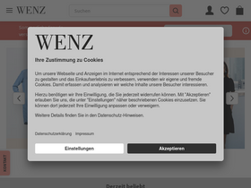 'wenz.de' screenshot