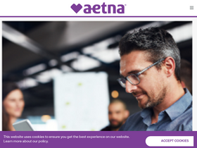 'aetnavision.com' screenshot