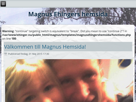 'ehinger.nu' screenshot