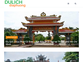 'dulichdiaphuong.com' screenshot