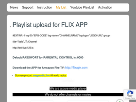 'flixiptv.eu' screenshot