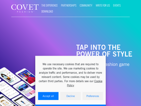 'covetfashion.com' screenshot