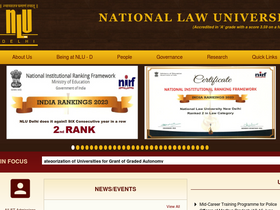 'nludelhi.ac.in' screenshot