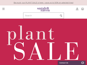 'sarahraven.com' screenshot