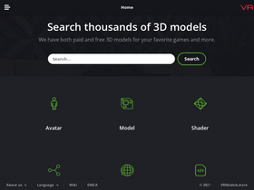 'vrmodels.store' screenshot
