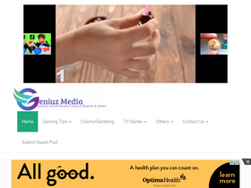 'geniuzmedia.com' screenshot