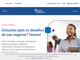'serasaexperian.com.br' screenshot