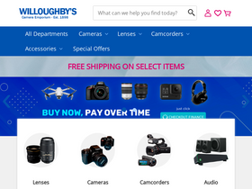 'willoughbys.com' screenshot