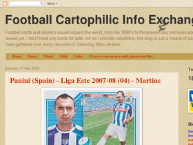 Football Cartophilic Info Exchange:  Authentication