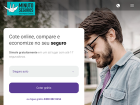 'minutoseguros.com.br' screenshot