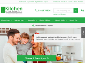 'kitchendoorworkshop.co.uk' screenshot