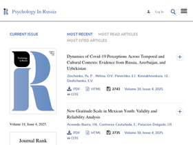 'psychologyinrussia.com' screenshot