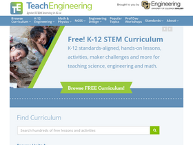 'teachengineering.org' screenshot