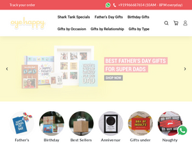 'oyehappy.com' screenshot