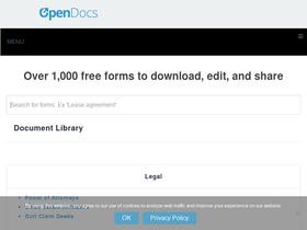 'opendocs.com' screenshot