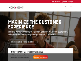 'moodmedia.com' screenshot