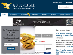 'gold-eagle.com' screenshot