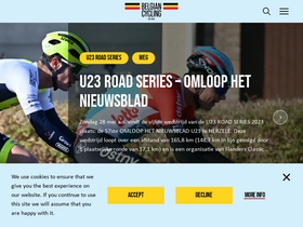'belgiancycling.be' screenshot