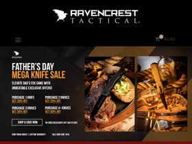 'ravencresttactical.com' screenshot