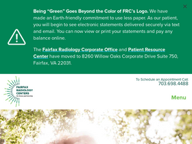 'fairfaxradiology.com' screenshot