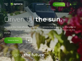 'aptera.us' screenshot