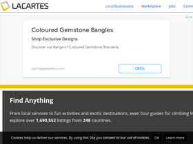 'lacartes.com' screenshot