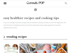 'carmelapop.com' screenshot
