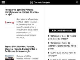 'carrodegaragem.com' screenshot