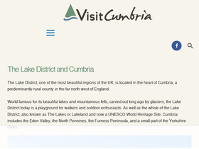 'visitcumbria.com' screenshot