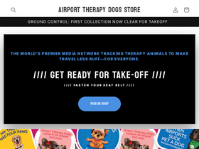 airporttherapydogs.com homepage screenshot