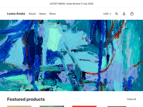 luanaasiata.com homepage screenshot