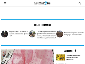 'ultimavoce.it' screenshot