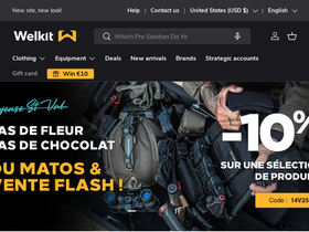 Welkit homepage screenshot