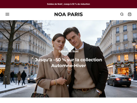 Noa Paris website screenshot