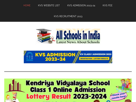 'allschoolsinindia.in' screenshot