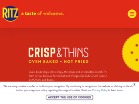 'ritzcrackers.com' screenshot