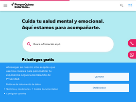 'porquequieroestarbien.com' screenshot