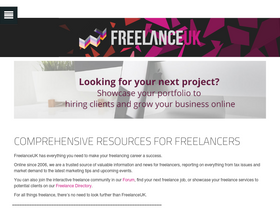 'freelanceuk.com' screenshot
