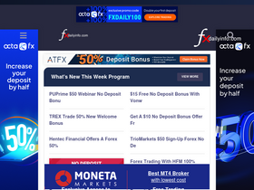 'fxdailyinfo.com' screenshot