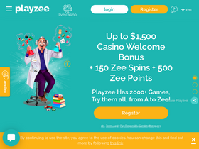 'playzee.com' screenshot