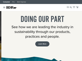 'behr.com' screenshot