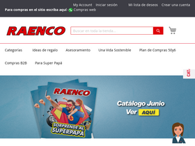 'raenco.com' screenshot