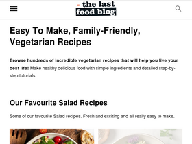 'thelastfoodblog.com' screenshot