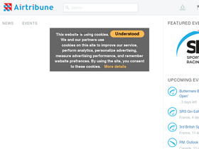 'airtribune.com' screenshot